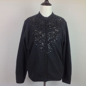 Vintage Hatais Cardigan Sweater Womens Medium